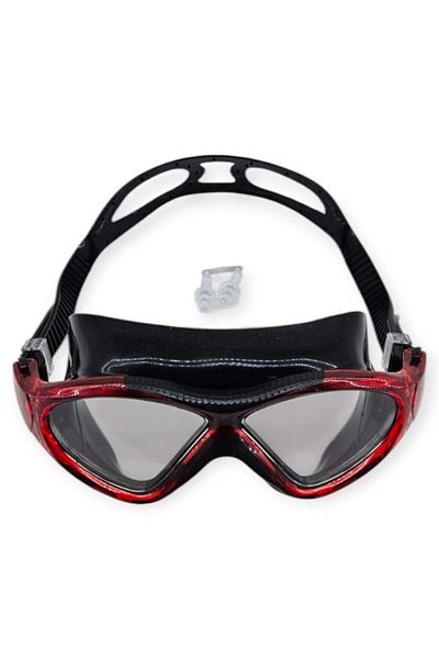 Budi Swimmer Surfing Goggles with Headphones Gift Black/Red- 8170