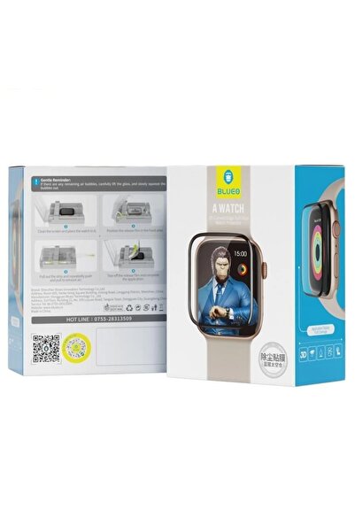 BLUEO Folie de protecție pentru ceas inteligent pentru Apple Watch 7 / 8 (45 ...