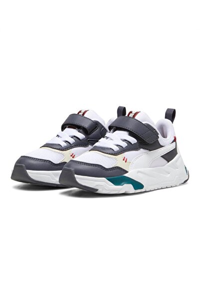 Puma Trinity MID 90s Sneakers - Galactic Gray/White/Alpine Snow/Intense Red