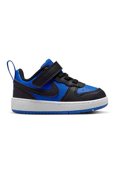 Nike Court Borough Low Recraft Hook-and-Loop Strap Closure Shoes - Game Royal/White/Black