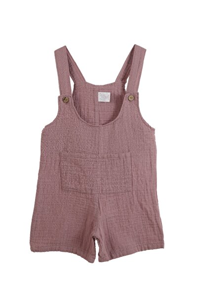 Z&R Home UNISEX ÇOCUK ÖNÜ CEPLİ ŞORT SALOPET