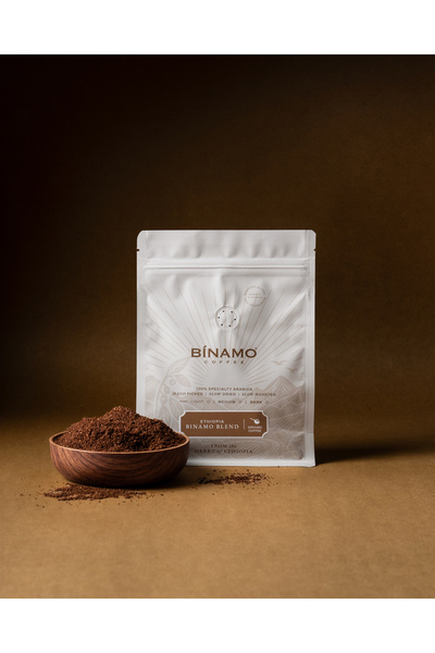 binamo coffee إثيوبيا بينامو مزيج القهوة المطحونة (250 جرام)