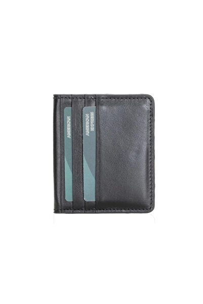 Eldenör Robin Leather Card Holder Wallet Rst1 Black