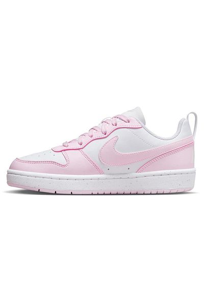 Nike Court Borough Low Recraft BG Lace Shoes - Pink & White