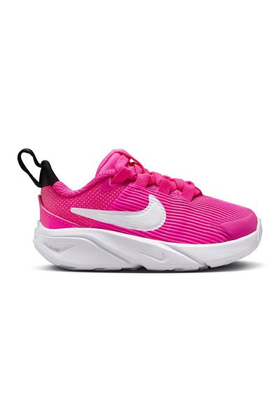 Nike Star Runner 4 Elastic Lace Shoes - Fierce Pink/Playful Pink/White/Black