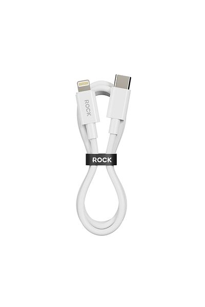 Rock P8 Type-C to Lightning Pd 60W 100cm Cable White