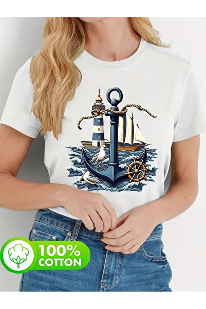 CLASİVA منتج فانوس البحر للموسم الجديد، تصميم عصري، طباعة خاصة للنساء، تي شير...