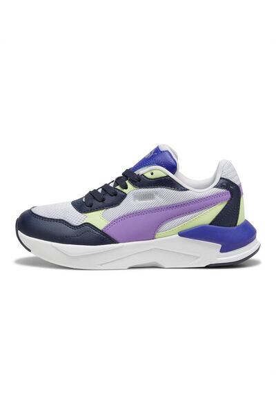 Puma X-Ray Speed Lite Lace Up Sneakers - Silver Mist/Lavender Alert/Club Navy/Cool Cucumber