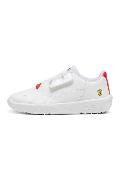 Puma Ferrari Drift Cat Decima 2.0 Velcro Closure Sneakers - White & Red