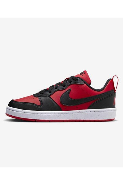 Nike Court Borough Low Recraft BG Lace Shoes - Red & Black