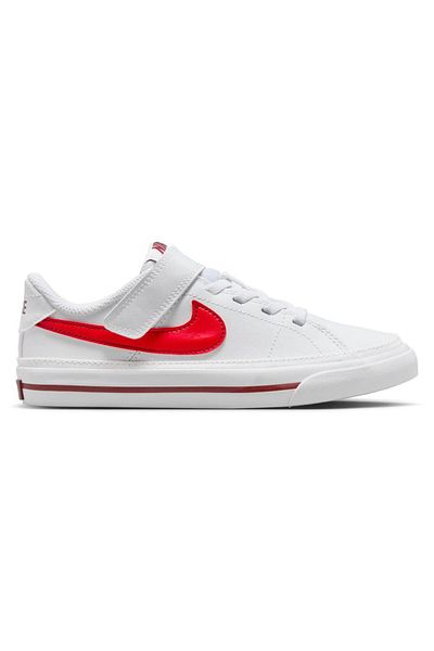 Nike Court Legacy PSV Shoes - White & Red