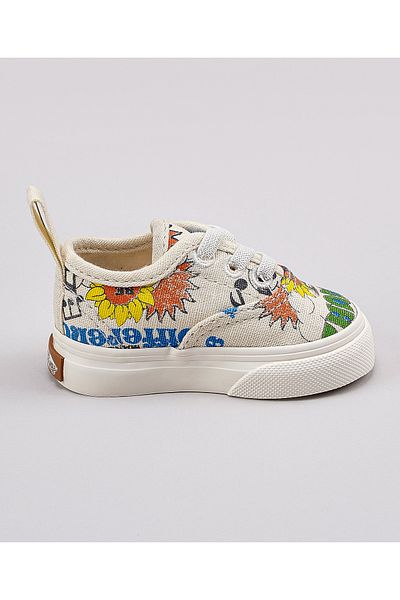 Vans TD Authentic Elastic Lace Shoes - Beige