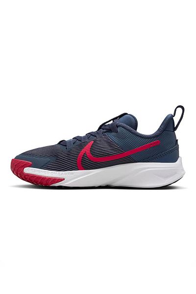 Nike Star Runner 4 Elastic Lace Shoes - Thunder Blue/Black/White/Gym Red