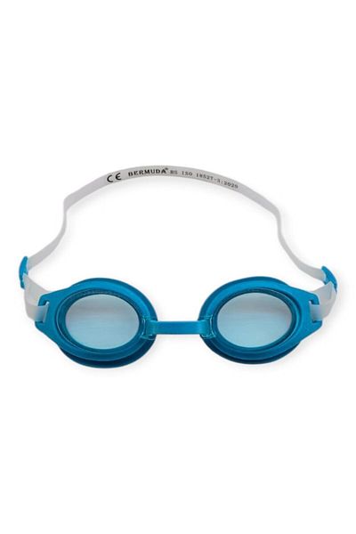 Budi Children's Swimming Goggles with Silicone Carrying Bag Turquoise - Xh1300