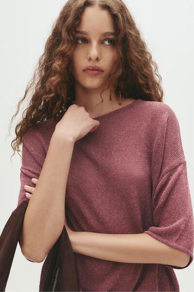 Pull & Bear Kısa kollu kazak