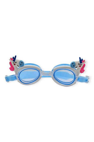 Budi Children's Swimming Goggles Pony with Silicone Carrying Bag - 9014