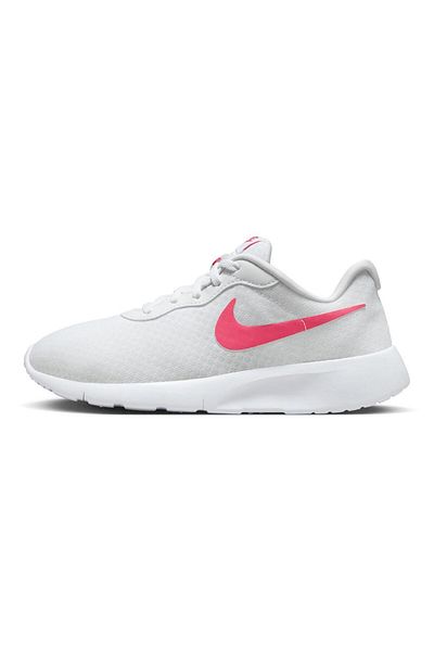 Nike Tanjun EasyOn Stitched-down Lace Shoes - White & Pink