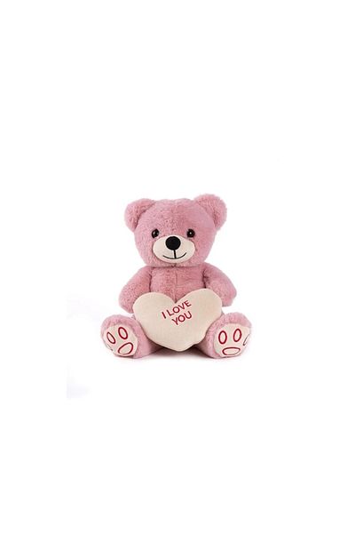 Enseb Educational Toy 4233 Sitting Bear Pink