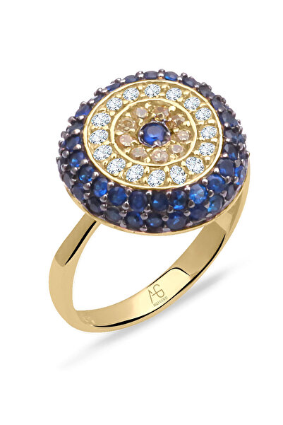 Aslı Gold Altın Nazar Yüzük (YZK0428)