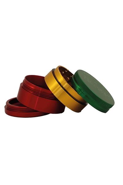 RAW Grinder HammerCraft x Rasta aluminiu aerospațial 4 Parti Ø55mm