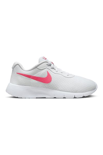 Nike Tanjun EasyOn Stitched-down Lace Shoes - White & Pink