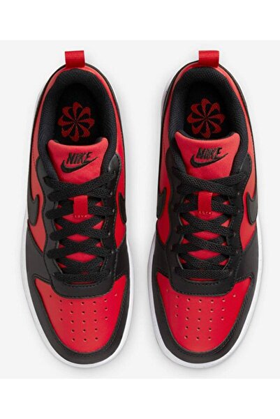 Nike Court Borough Low Recraft BG Lace Shoes - Red & Black