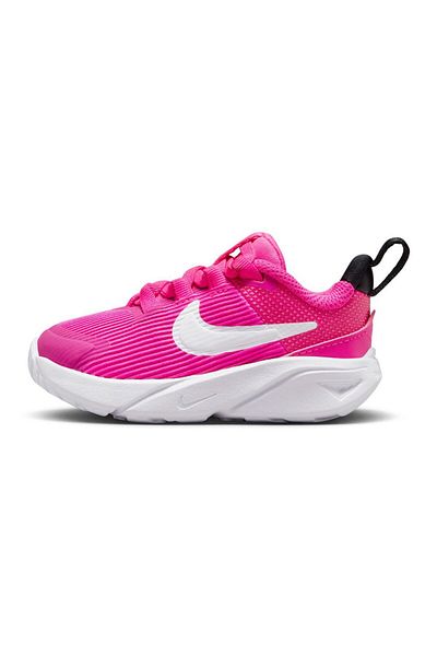 Nike Star Runner 4 Elastic Lace Shoes - Fierce Pink/Playful Pink/White/Black