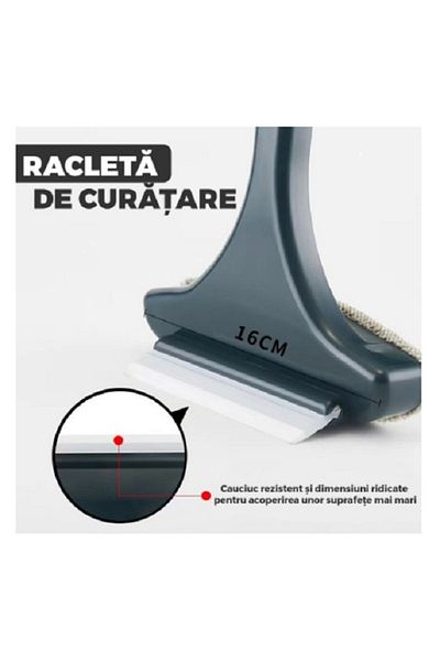 Flippy Perie de curățat și spălat geamuri, rabatabilă, pentru plase și diverse suprafețe, 46x16x5 cm, verde-galben