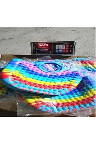 Royal Anti-stress toy made of silicone, Pop It Now And Flip It, Large Bag, 28 cm, Multicolor, Model 3