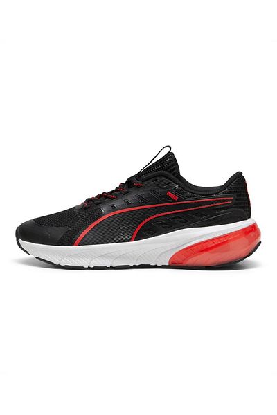 Puma Cell Glare Lace Up Sneakers - Black & For All Time Red