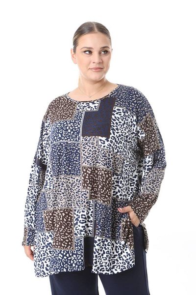 COCONALY Oversize blouse "Turkish"