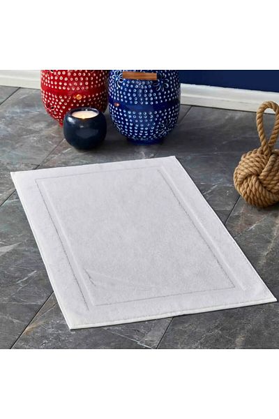 Nautica Prosop de picioare, Crew, 100% bumbac, 700 g/mp, 50 x 85 cm, alb