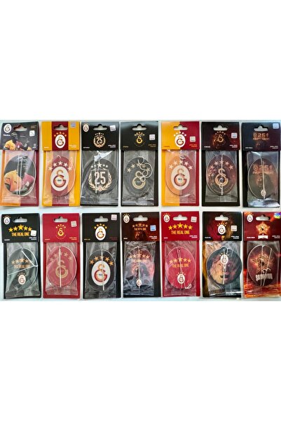 Galatasaray Yıldızlar Geçidi ve Osimhen Asma Araç Kokusu 14'lü Set