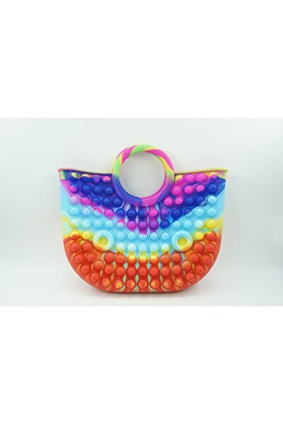 Royal Antistress Toy from Silicone, Pop It Now And Flip It, Large Bag, 28 cm, Multicolor, Model 6