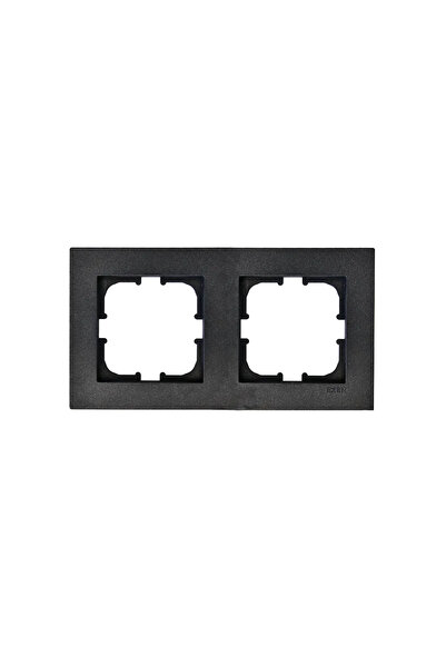 EXEN Ramă pentru priză dublă KARELL EXEN, neagră / 200-140000-102