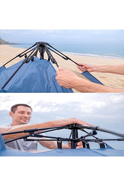 BESTWAY Pavillo 4 Kişilik Swiftclick Kolay Kurulum Plaj Çadırı