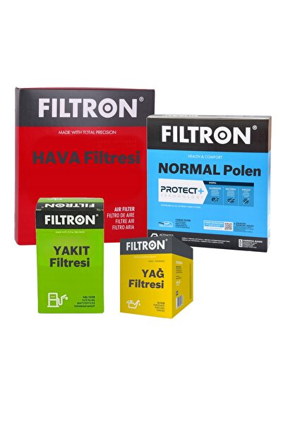 Filtron Ford Transit Connect 1.8 Tdci 2002-201 Filtre Bakım Seti Standart Polen+Hava+Yağ+Yakıt