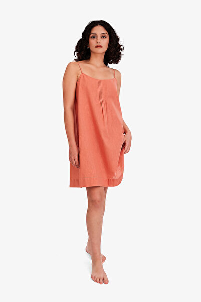 JOJOMIA Lavinia Askılı Kısa Elbise Somon