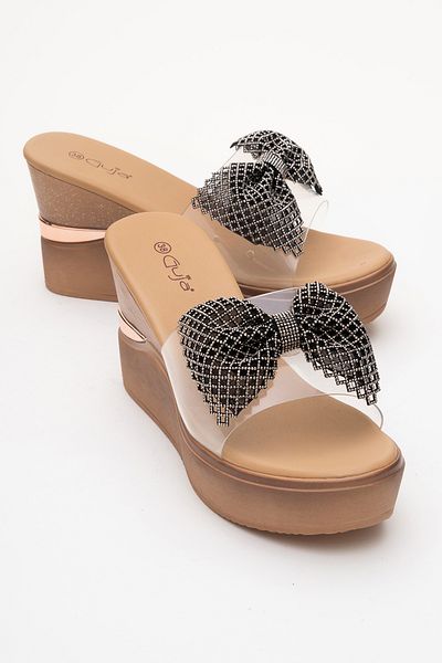 Ataköy Ayakkabı WOMEN'S FILLED SOLE SLIPPERS