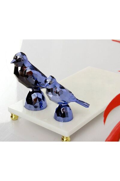 NariHome 2'li Kuş Biblo Süs Dekoratif Obje