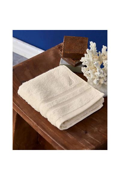 Nautica Set 5 prosoape de maini, Crew, 100% bumbac, 550 g/mp, 50 x 30 cm, ivoire