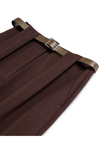 Twist KEMERLİ WIDE LEG FİT PANTOLON