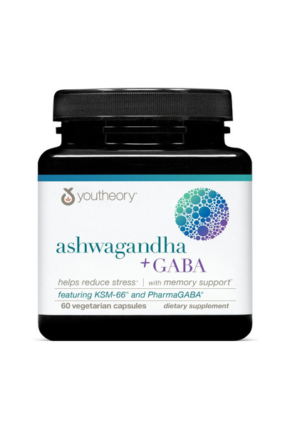 Youtheory GABA - Uses Organic & 100 mg GABA - Cortisol, Energy, Stress & Memo...