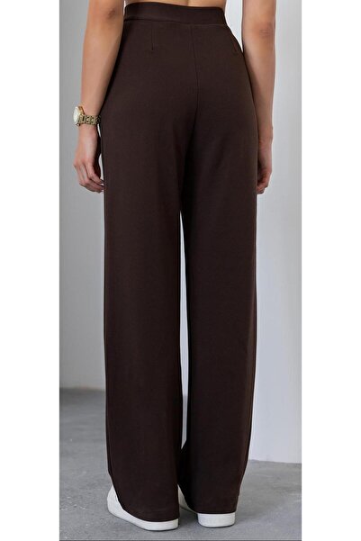 SHEVANE VENEDİK/////////YAN CEPLİ DOUBLE KUMAŞ KADIN PALAZZO PANTOLON