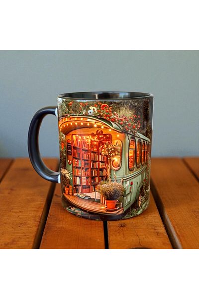 mug shop Book and Nature Design Mug Cup-Gift Tea-Coffee-Home-Office Cup