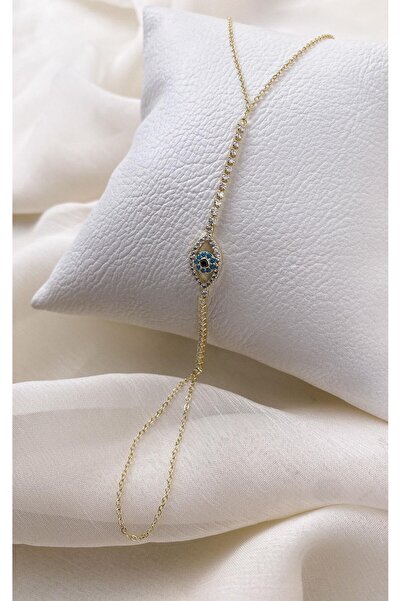 Sacha Accessories Eye Figured Stone Gold Shahmeran