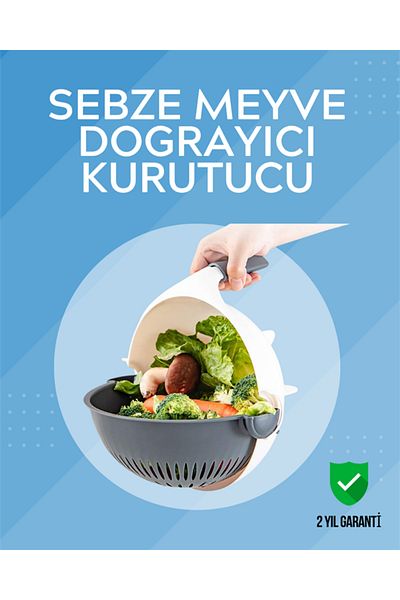 Clevora Multipurpose Grater and Slicer with Strainer Hopper