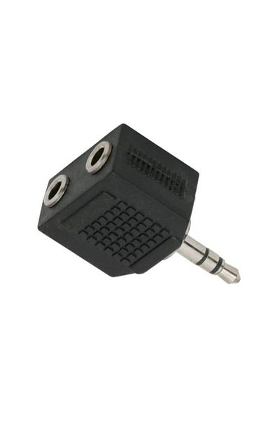 Home Audio adapter, 3.5 mm stereo jack, 2 3.5 mm stereo jacks