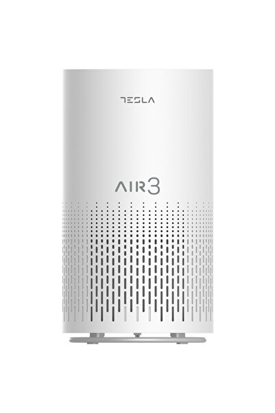 TESLA TAPA3 Purifier, CADR 200 m3/h, Air Quality Sensor, WiFi, Timer, HEPA Filter, White