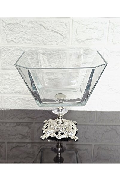 atabey home collection 3-Piece Silver Dowery Set & Presentation Set & Cookie Bowl & Fruit Bowl & Cake Service